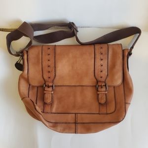 Fossil Leather Satchel
